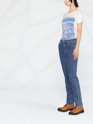Jeansy skinny slim fit Calvin Klein niebieskie
