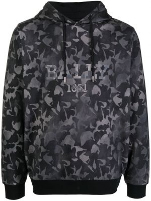 Hoodie con stampa camouflage Bally
