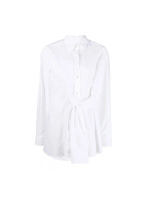 Koszula bawełniana Mm6 Maison Margiela biała