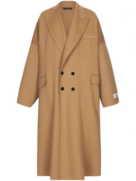 Kašmyro paltas Dolce & Gabbana ruda