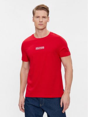 Polo slim Tommy Hilfiger rouge