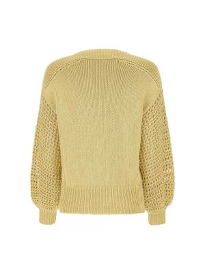 Sweter Agnona żółty