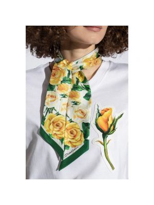 Sciarpa di seta a fiori Dolce&gabbana