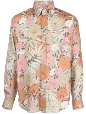 Camicia a fiori Tom Ford verde