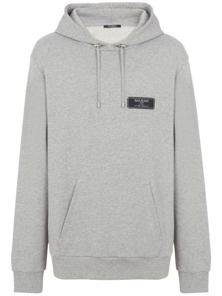 Sweat-shirt long en coton Balmain