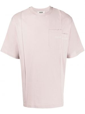 Asymmetrisk t-shirt Msgm grön