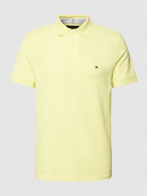 Polo w jednolitym kolorze Tommy Hilfiger żółta