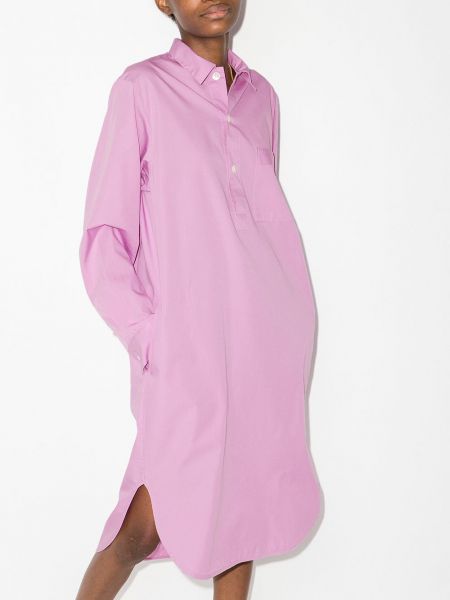 Bavlněné pyžamo Tekla růžové