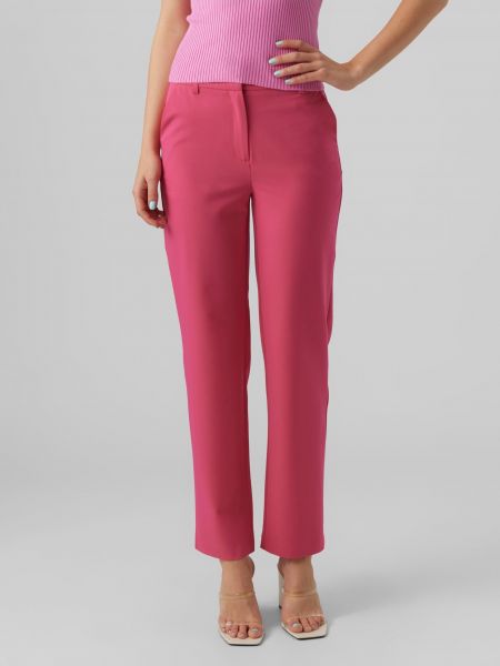 Spodnie Vero Moda różowe