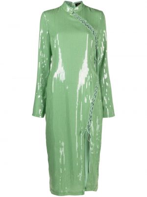 Коктейлна рокля De La Vali зелено