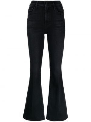 High waist bootcut jeans ausgestellt Mother blau