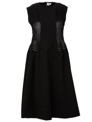 Φόρεμα με χάντρες Noir Kei Ninomiya μαύρο