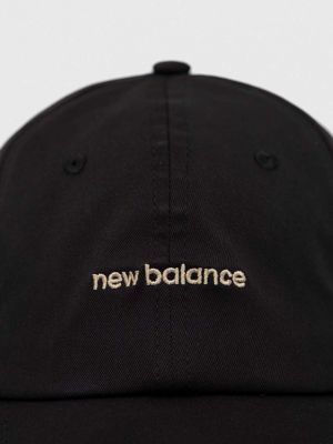 Czapka z daszkiem New Balance czarna