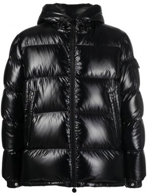 Hette lang jakke Moncler svart