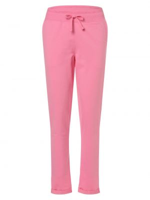 Spodnie sportowe bawełniane Marie Lund różowe