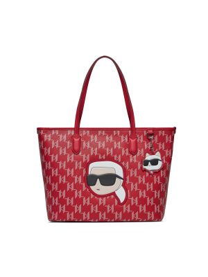 Nakupovalna torba Karl Lagerfeld rdeča