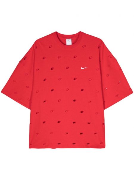 Asymetrické bavlnené tričko skinny fit Nike