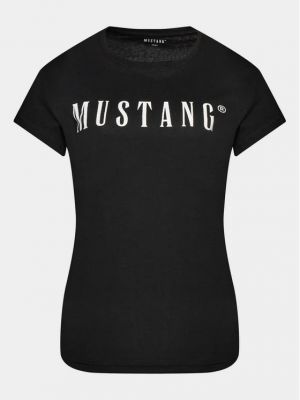 Černé tričko Mustang