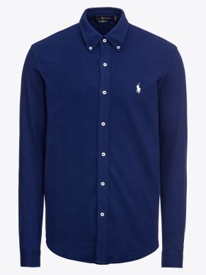 Košeľa so sieťovinou Polo Ralph Lauren modrá