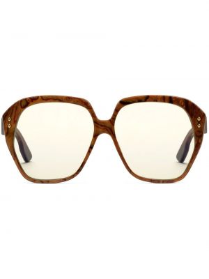 Overdimensjonert briller Gucci Eyewear gul