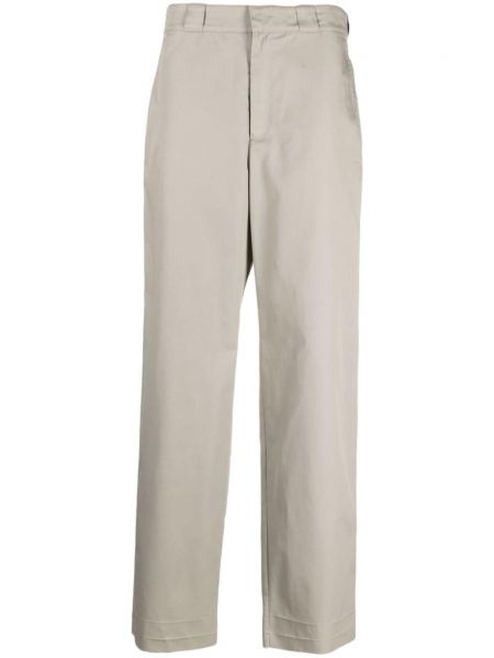 Памучни прав панталон Givenchy сиво