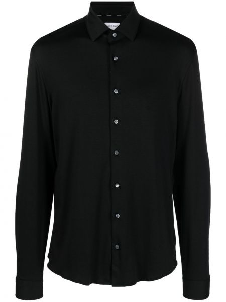 Einfarbige hemd Calvin Klein schwarz