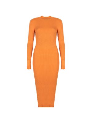 Mini šaty Silvian Heach oranžové