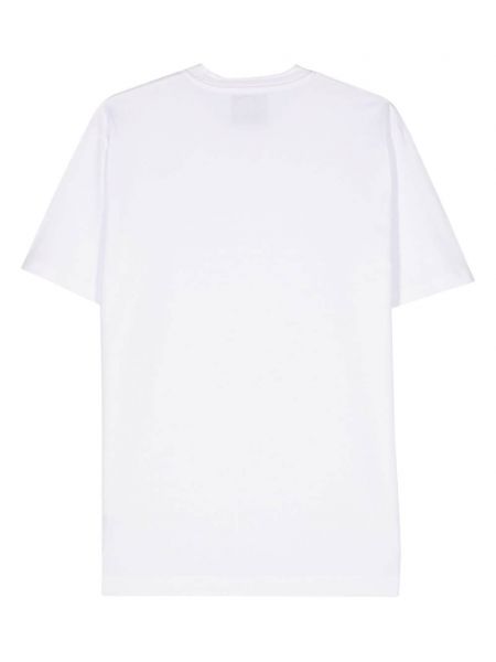 Bavlněné tričko John Richmond bílé