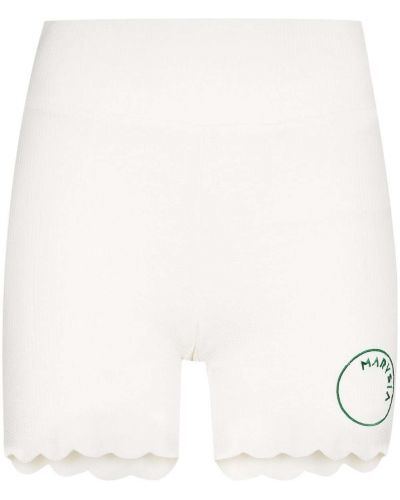 Pantalones cortos deportivos Marysia blanco