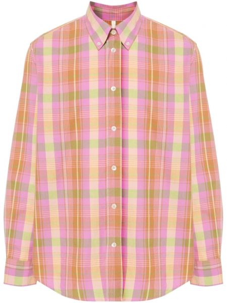 Βαμβακερό πουκάμισο Sunflower ροζ