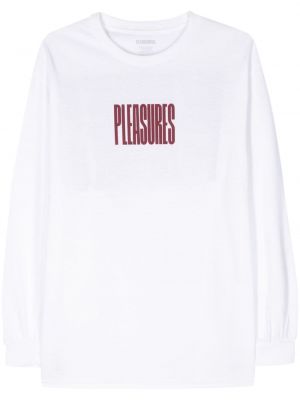 Majica s printom Pleasures bijela
