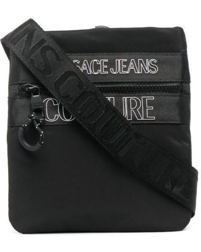 Bolsa con estampado Versace Jeans Couture negro