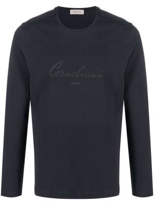 Långärmad t-shirt Corneliani blå