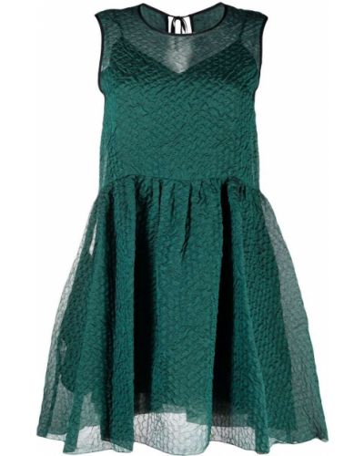 Mini vestido sin mangas bootcut Victoria Victoria Beckham verde