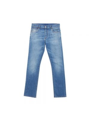Proste jeansy Marcelo Burlon niebieskie