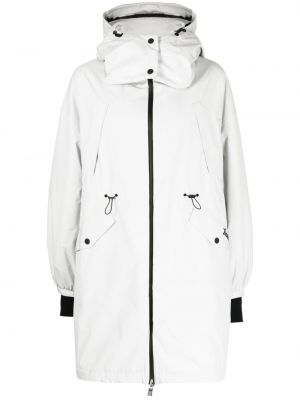 Pernata jakna s kapuljačom Herno bijela