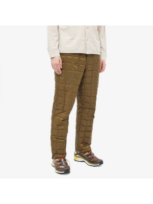 Пуховые брюки Taion коричневые