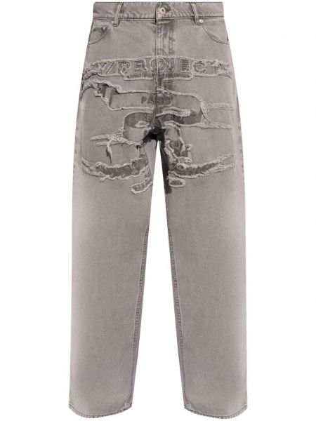 Jeans en coton Y/project gris