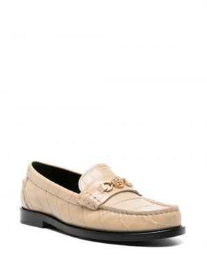 Loafers Versace beige
