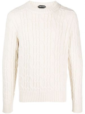 Vilnas džemperis Tom Ford balts