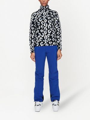 Pullover mit print mit leopardenmuster Aztech Mountain schwarz