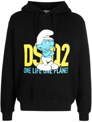 Hoodie Dsquared2 svart