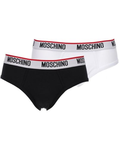 Chiloți din bumbac Moschino Underwear negru