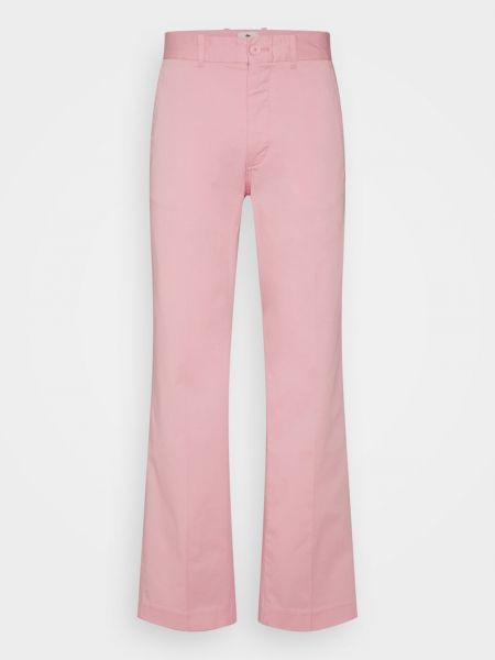 Różowe spodnie klasyczne Lacoste Live