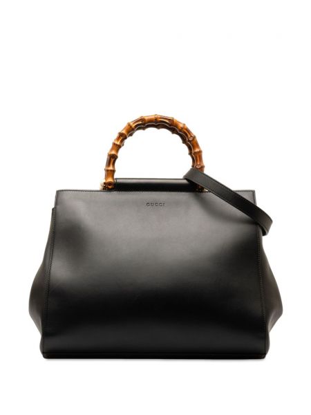 Bambusová taška Gucci Pre-owned černá