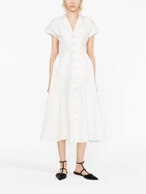Sukienka mini bawełniana Rosie Assoulin biała