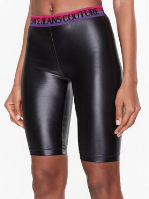 Versace Jeans Couture Sportovní kraťasy 74HAC106  Slim Fit - Černá