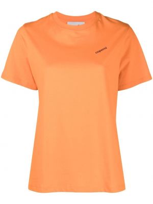 T-shirt con stampa Coperni arancione