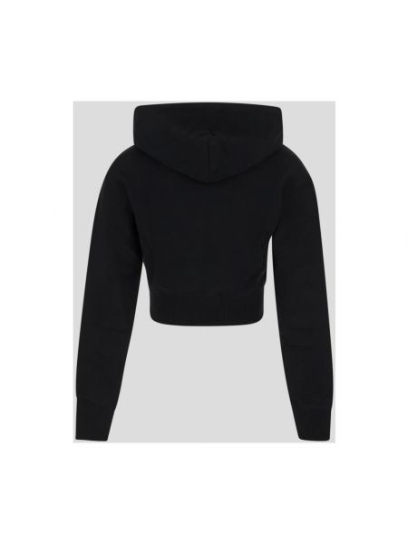 Sudadera con capucha de algodón Versace Jeans Couture negro