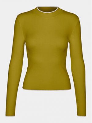 Slim fit svetr Vero Moda žlutý